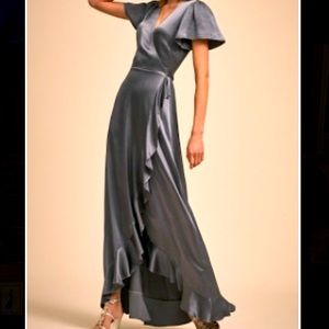 BHLDN Phoebe Dress in Hydrangea color, size large